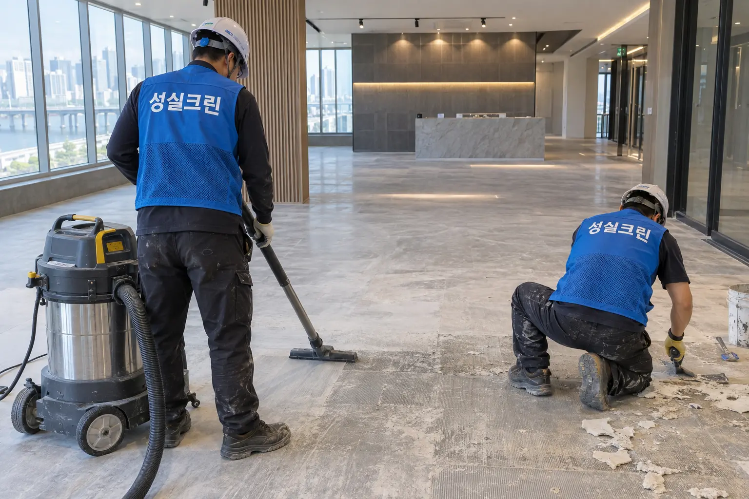 안산시 준공청소 전문업체 성실크린