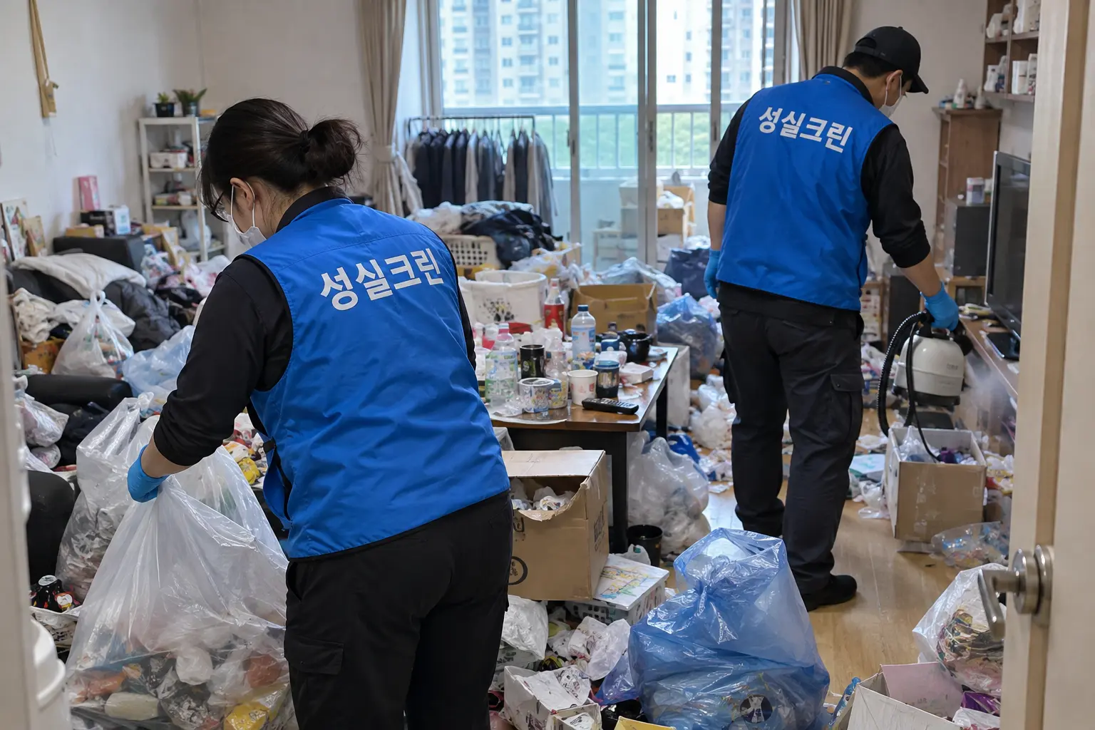 안산시 쓰레기집청소·유품정리·고독사정리 전문업체 성실크린