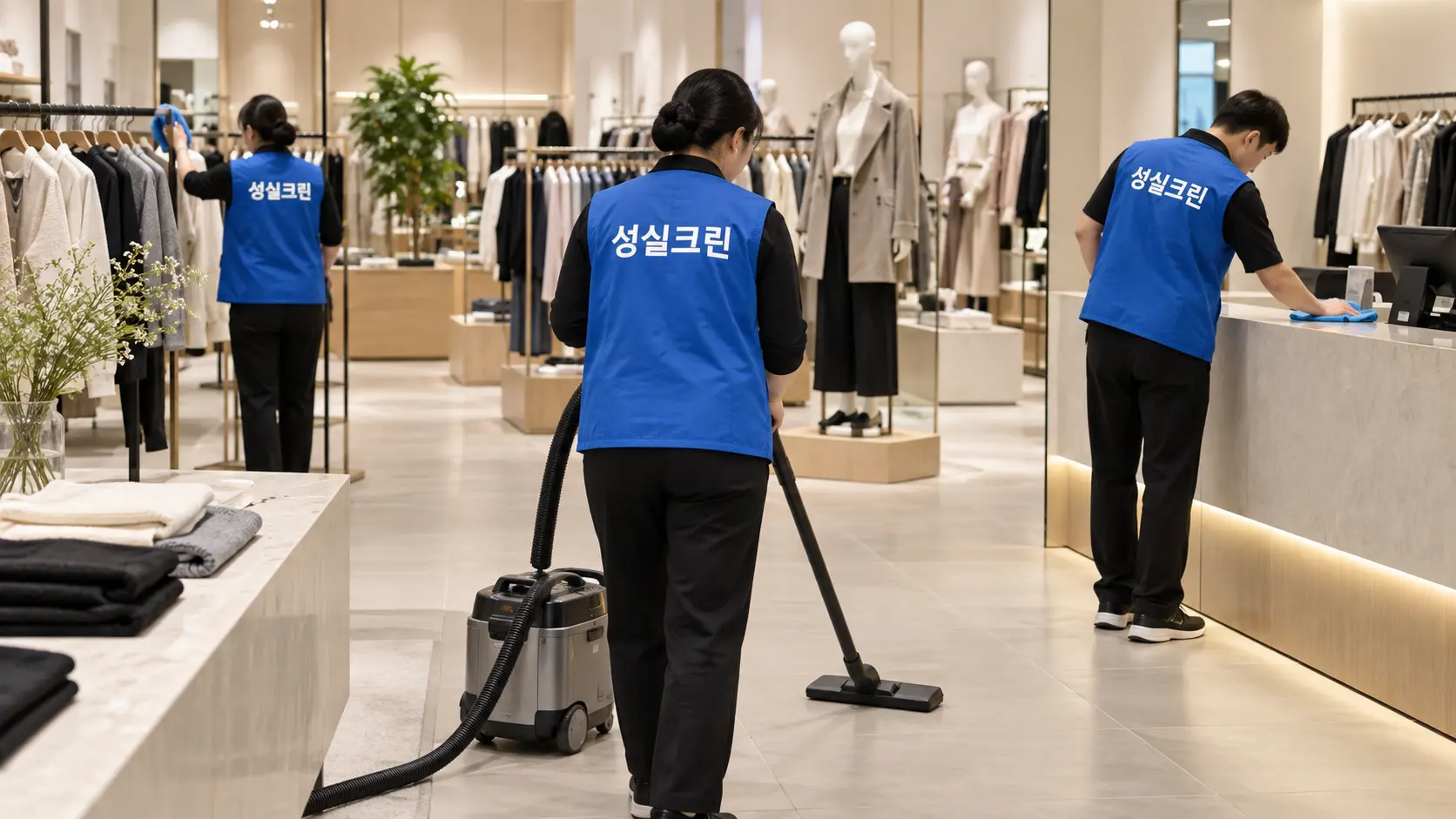 안산시 매장청소 전문업체 성실크린